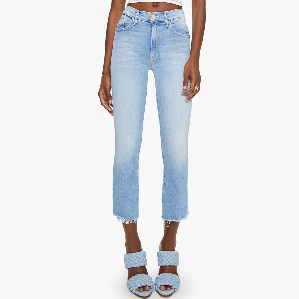 Mother The Insider Crop Step Fray Jeans Limited Edition 24